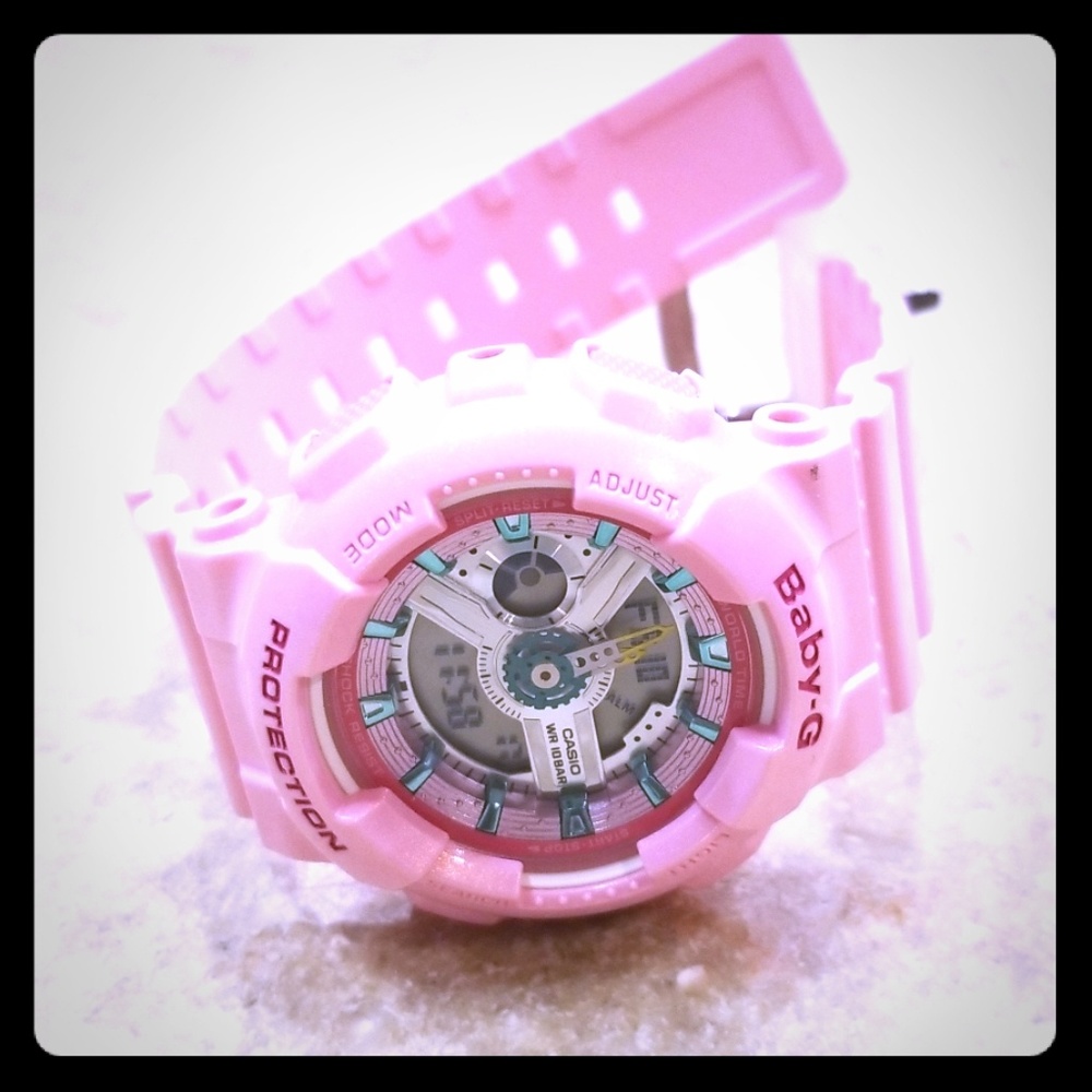 Pink Baby G-Shock watch